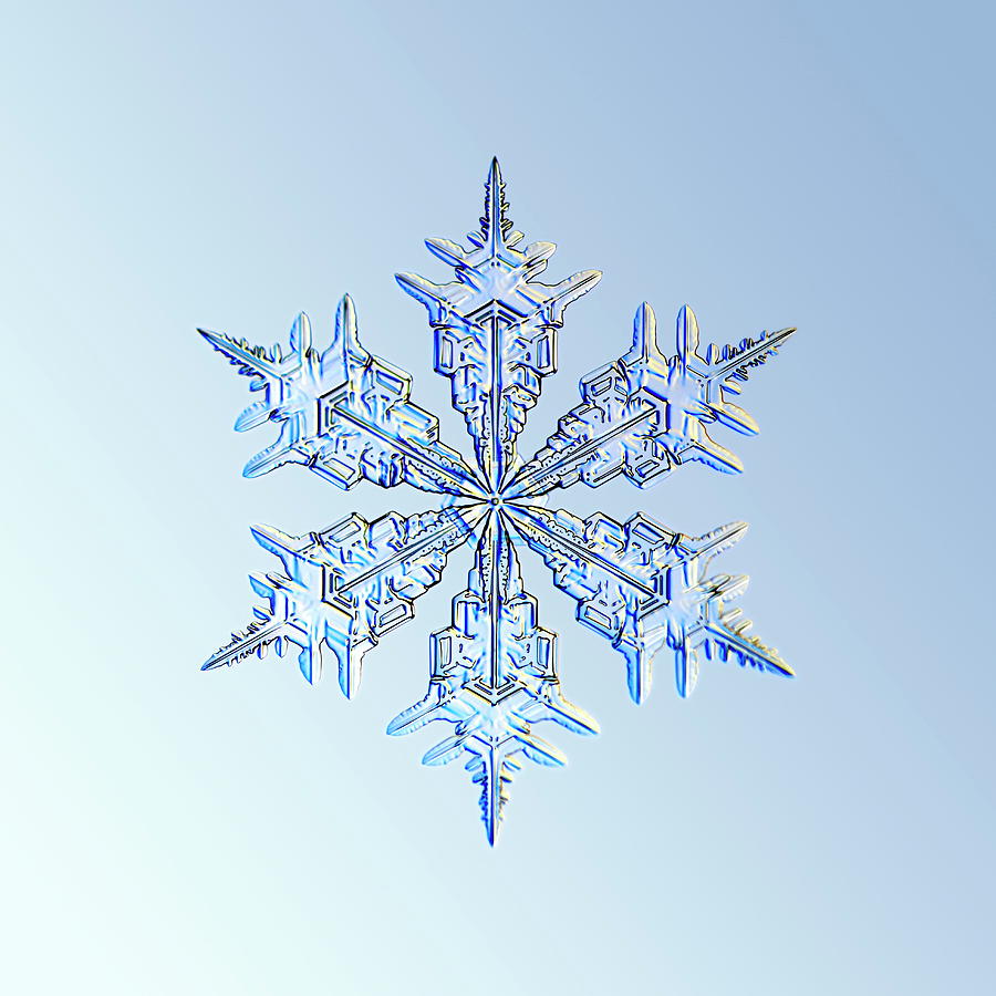 Snowflake #10 Photograph by Kenneth Libbrecht/science Photo Library