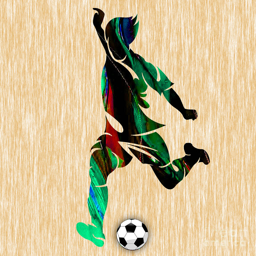 Soccer #10 Mixed Media by Marvin Blaine
