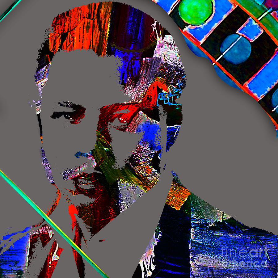 Terrence Howard Collection #10 Mixed Media by Marvin Blaine