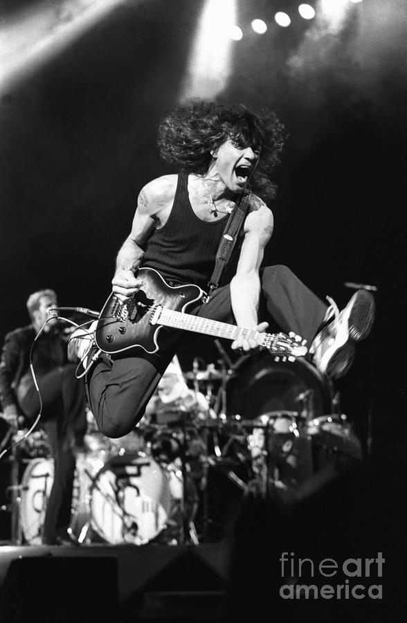 Eddie Van Halen Photograph - Eddie Van Halen - Van Halen  by Concert Photos