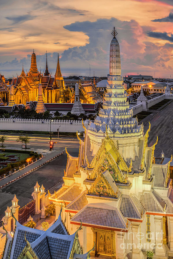 Architecture Photograph - Wat Phra Kaew #10 by Anek Suwannaphoom
