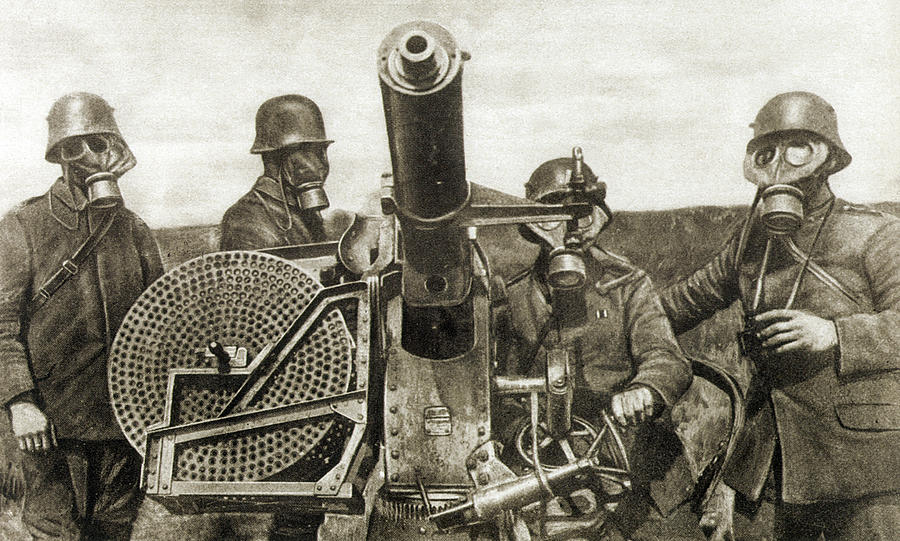 World War I Gas Warfare #2 Photograph by Granger
