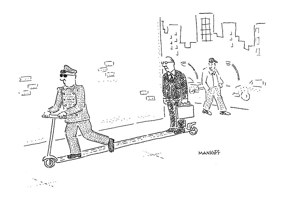 Transportation Drawing - New Yorker June 5th, 2000 by Robert Mankoff