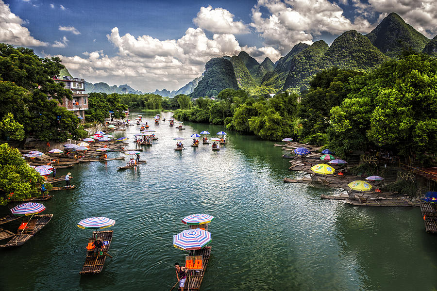 1000 Li River in China Photograph by Deidre Elzer-Lento