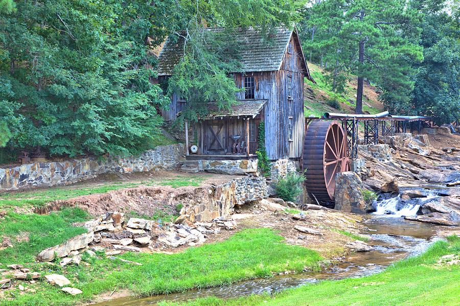 Sixes Mill on Dukes Creek Photograph by Gordon Elwell