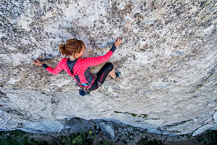 Sports Photograph - Rock Climber #106 by Elijah Weber