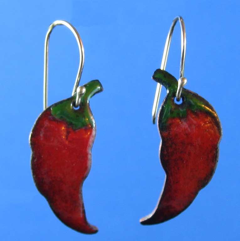 1066 Hot Chili Peppers Jewelry by Dianne Brooks