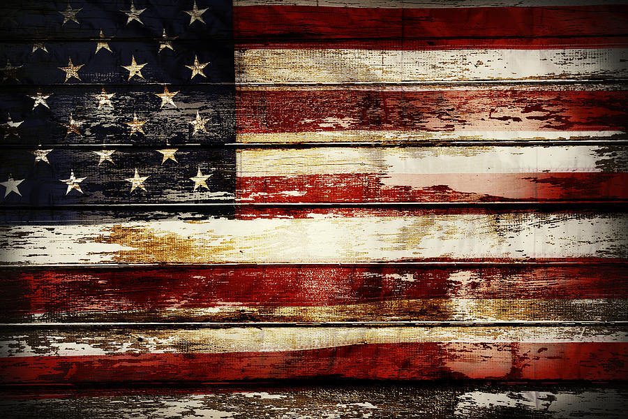 Flag Photograph - American flag 33 by Les Cunliffe Flag Photograph - American flag 33 by Les Cunliffe
