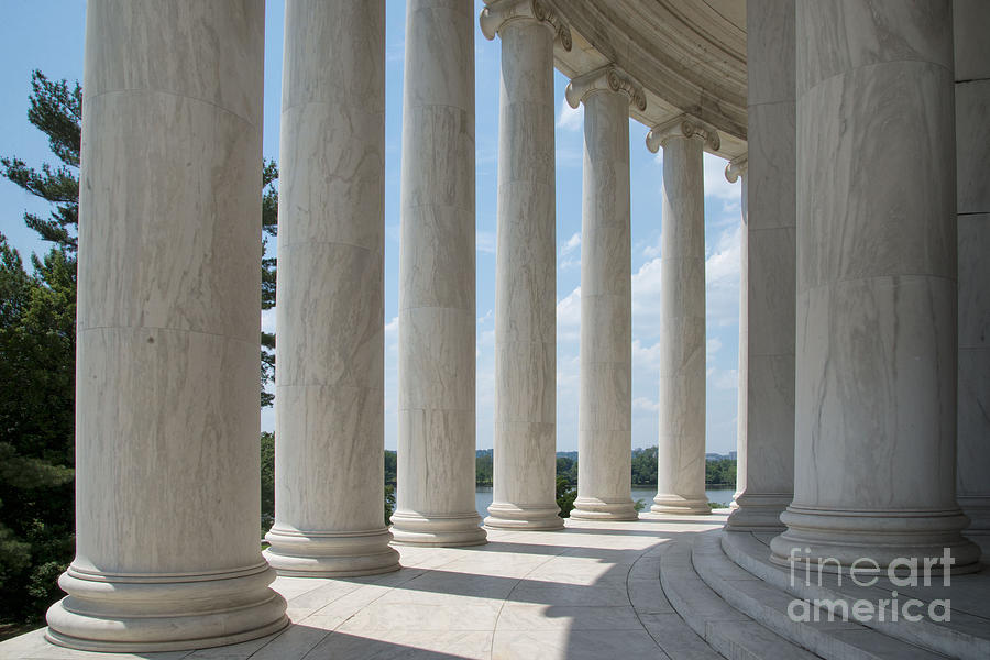 Thomas Jefferson Memorial Digital Art -  Thomas Jefferson Memorial #11 by Carol Ailles