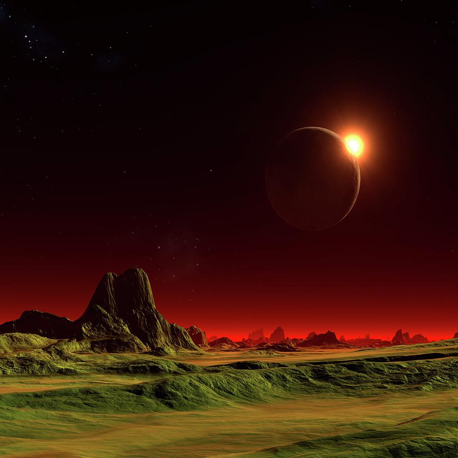 Alien Planet Photograph by Mehau Kulyk/science Photo Library - Fine Art ...