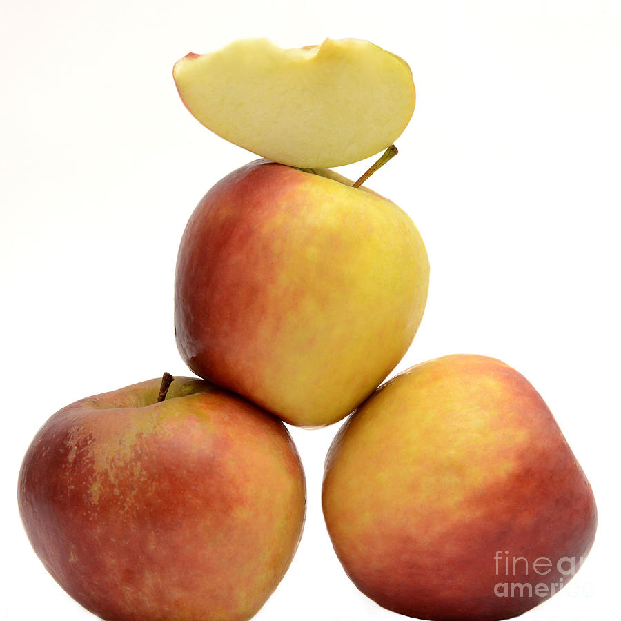 Still Life Photograph - Apples #11 by Bernard Jaubert