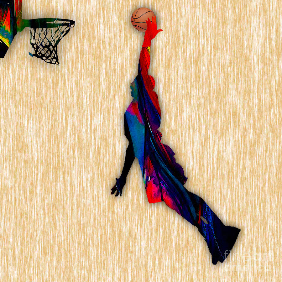 Basketball #11 Mixed Media by Marvin Blaine