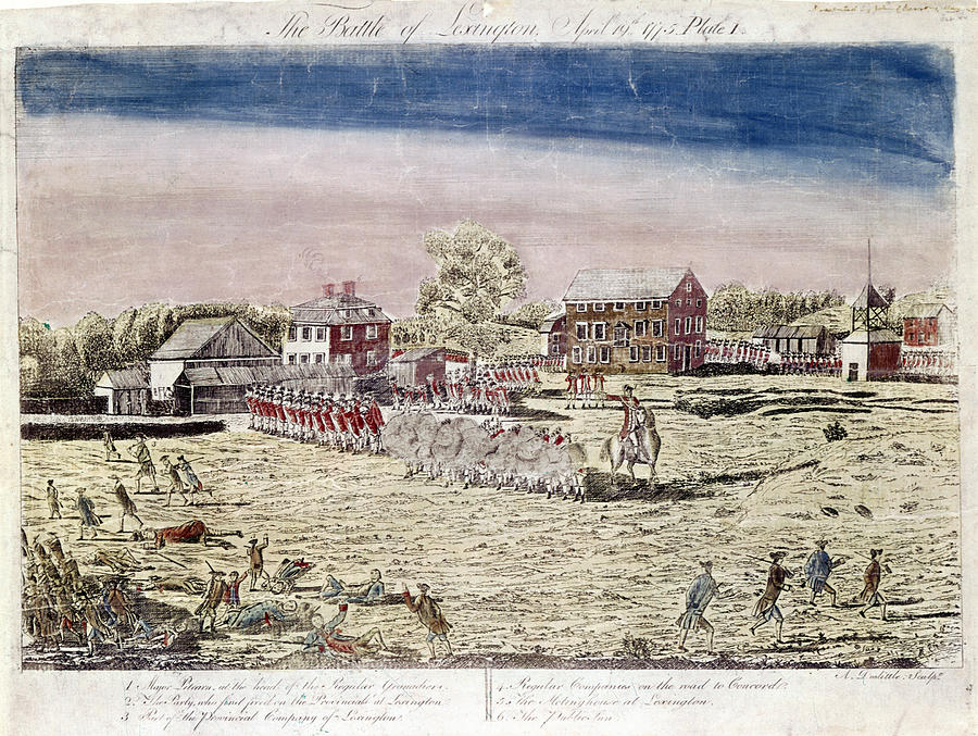 Battle Of Lexington, 1775 #11 Photograph by Granger