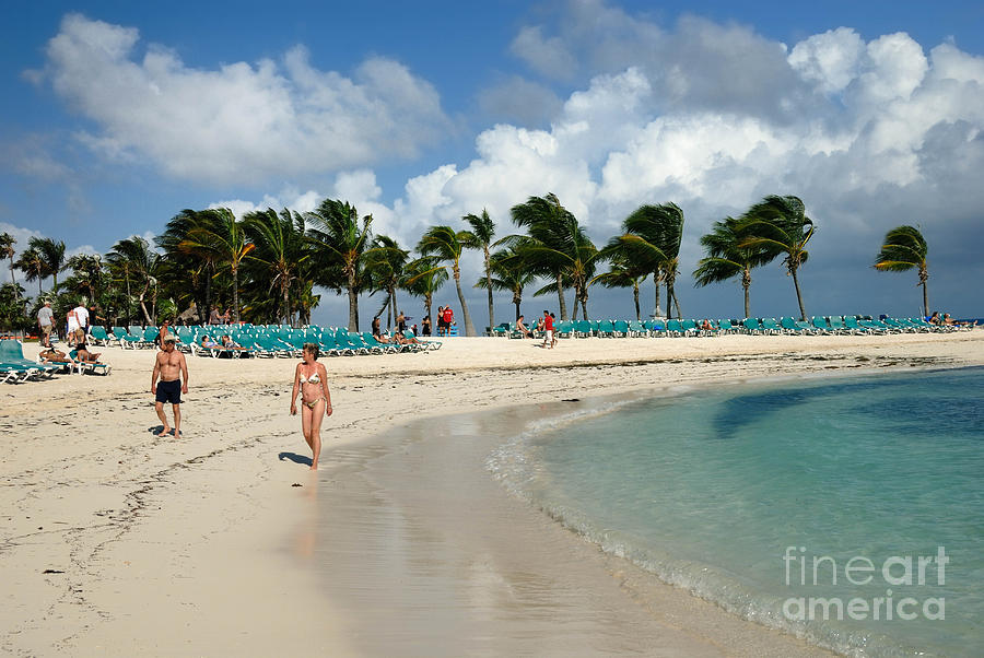 Beach Photograph - Beach at Coco Cay #11 by Amy Cicconi