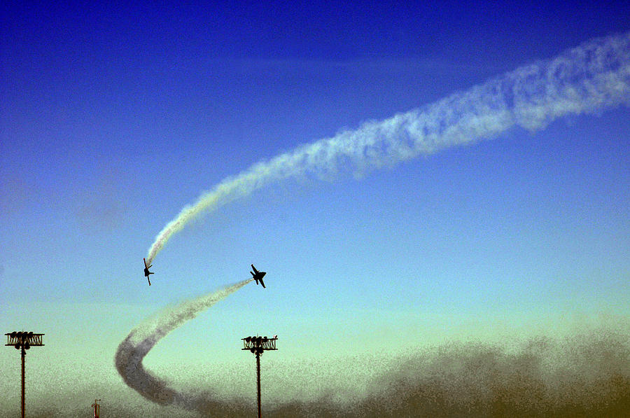 Blue Angels US Naval Academy Annapolis MD Photograph by John Hanou