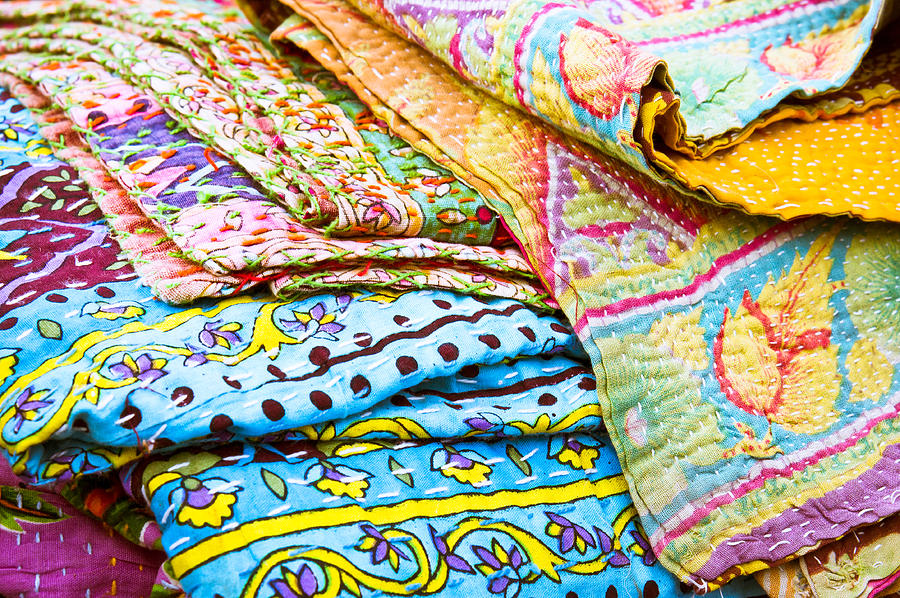 Colorful cloth Photograph by Tom Gowanlock