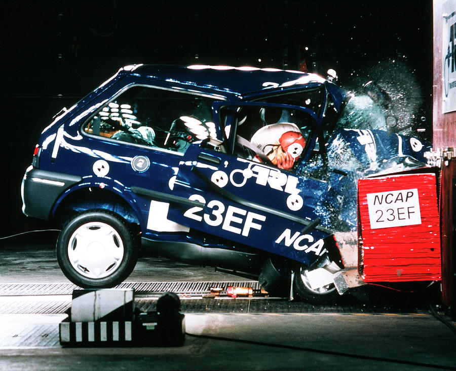 Crash Testing #11 Photograph by Trl Ltd./science Photo Library