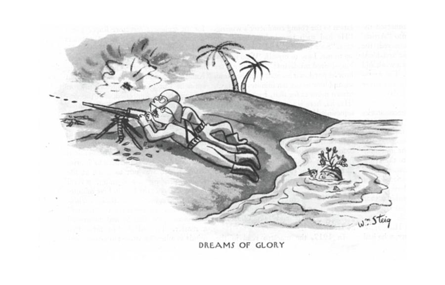 Dreams Of Glory #11 Drawing by William Steig