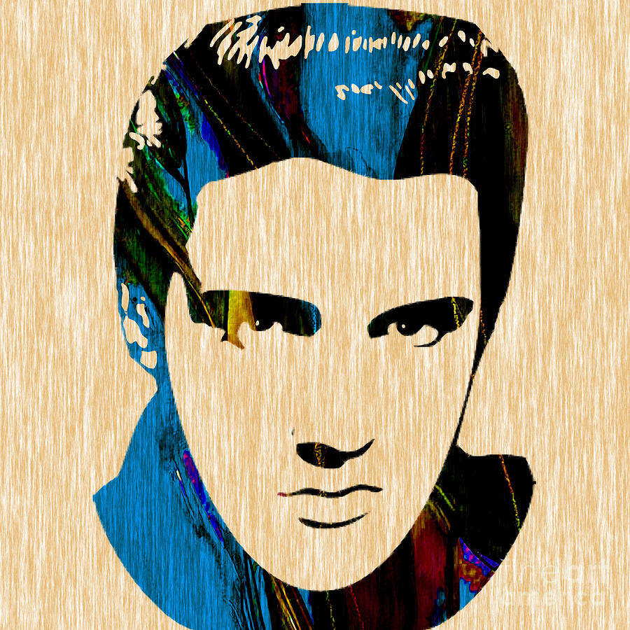 Elvis Presley #3 Mixed Media by Marvin Blaine