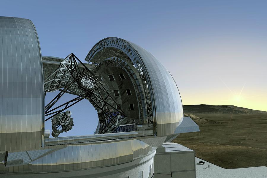 European Extremely Large Telescope Photograph By European Southern