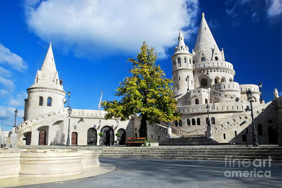 Architecture Photograph - Fishermans Bastion in Budapest #11 by Michal Bednarek