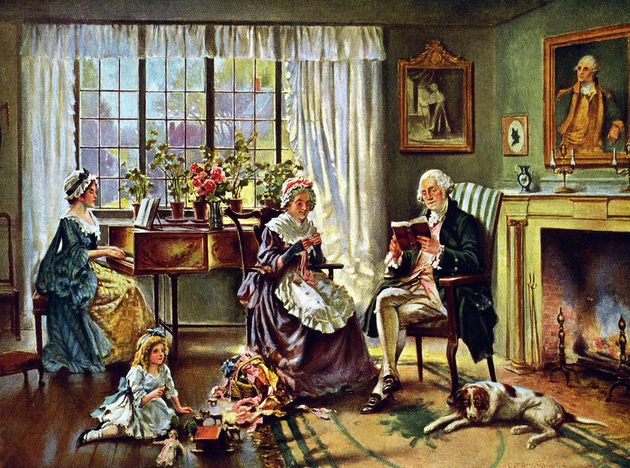 Dog Painting - George Washington (1732-1799) #11 by Granger