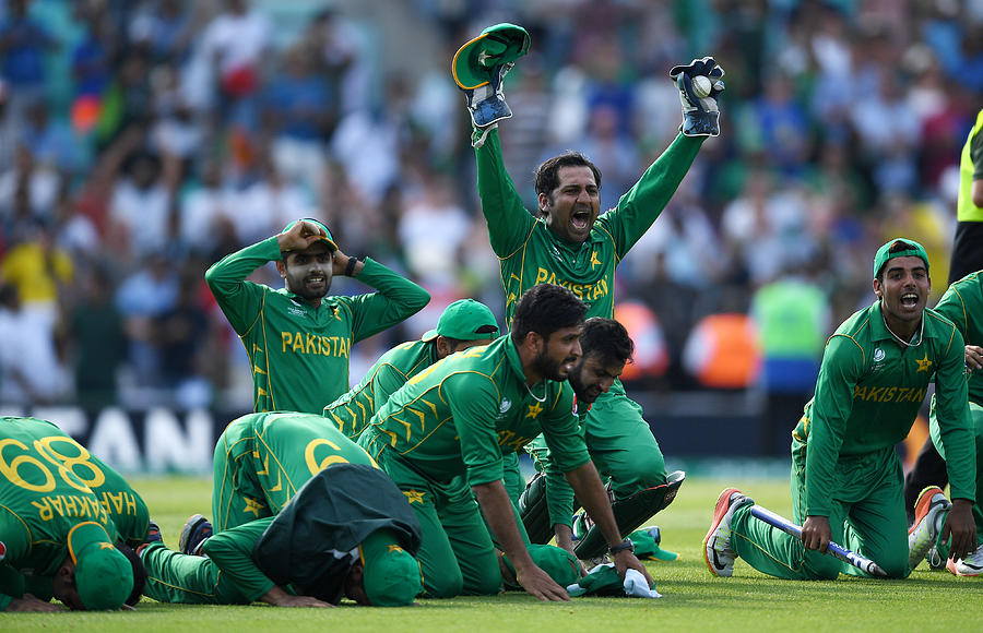 India v Pakistan - ICC Champions Trophy Final #11 Photograph by Gareth Copley