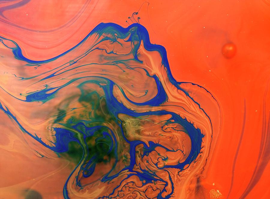 Ink Patterns In Water #11 Photograph by Pery Burge/science Photo Library
