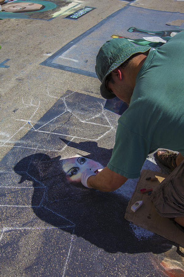 Lake Worth Street Painting Festival Photograph by Debra and Dave Vanderlaan