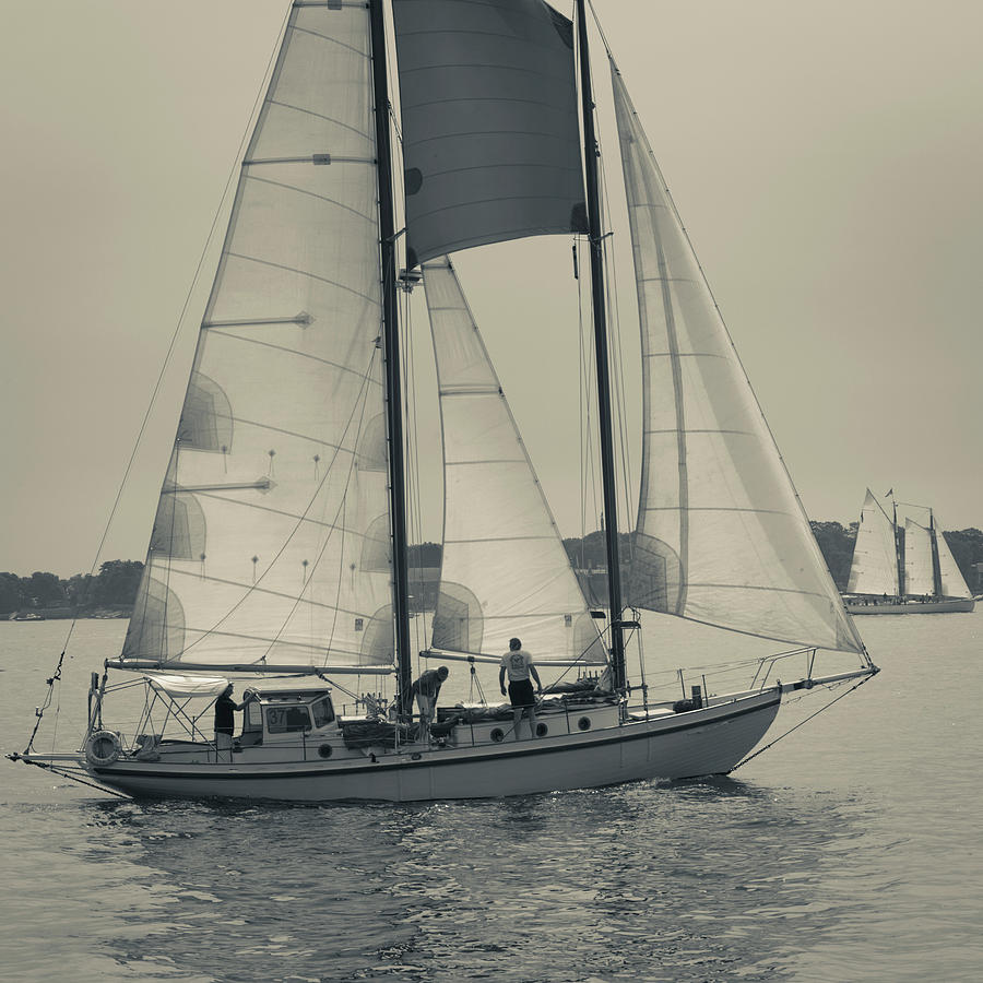 Boat Photograph - Massachusetts, Gloucester, Schooner #11 by Walter Bibikow