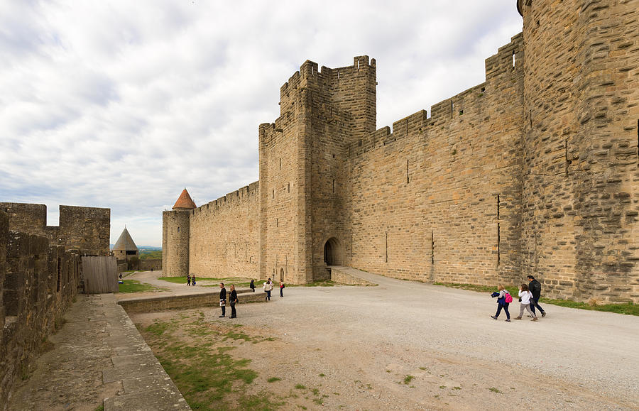 Medieval city of Carcassonne in France #12 Photograph by Marek Poplawski