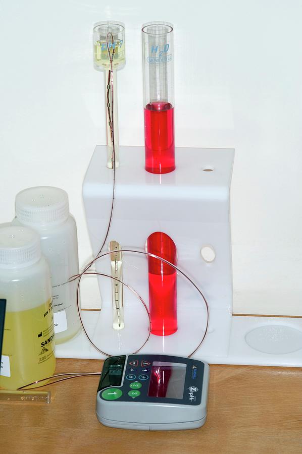 Equipment Photograph - Oesophageal Manometry And Ph Testing by Dr P. Marazzi/science Photo Library Equipment Photograph - Oesophageal Manometry And Ph Testing by Dr P. Marazzi/science Photo Library