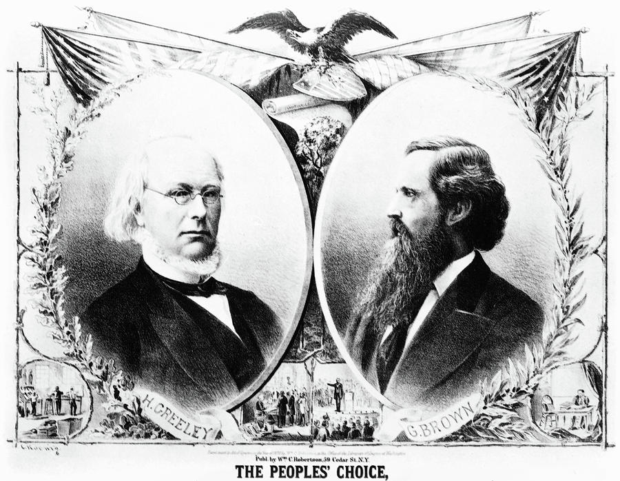 Presidential Campaign, 1872 #11 Painting by Granger