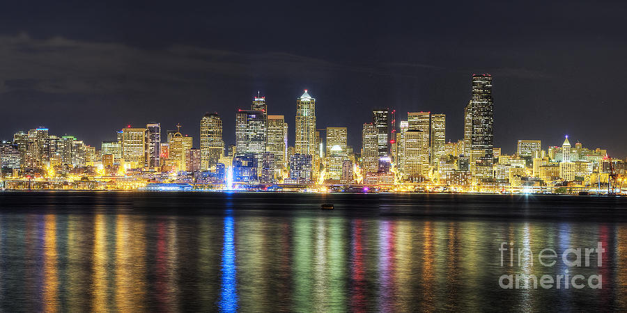 Seattle Photograph - Seattle Skyline #11 by Twenty Two North Photography