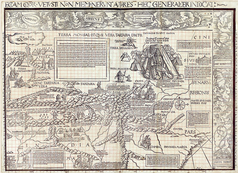 Section Of Waldseemuller's Carta Marina #11 by Library Of Congress ...