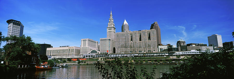 Skyscrapers In A City, Cleveland, Ohio #11 Photograph by Panoramic Images