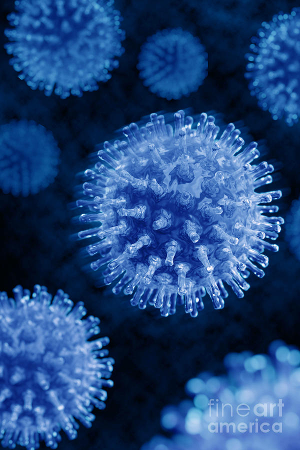 Infection Photograph - Swine Influenza Virus H1n1 #11 by Science Picture Co