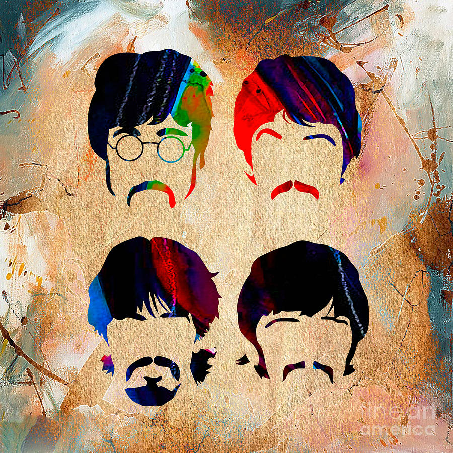 The Beatles Mixed Media - The Beatles Collection #49 by Marvin Blaine