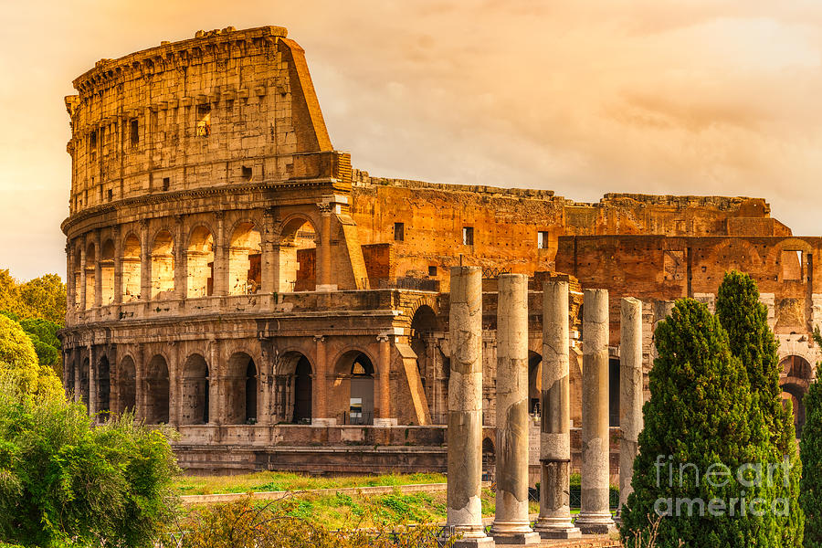 The Majestic Coliseum - Rome #11 Photograph by Luciano Mortula