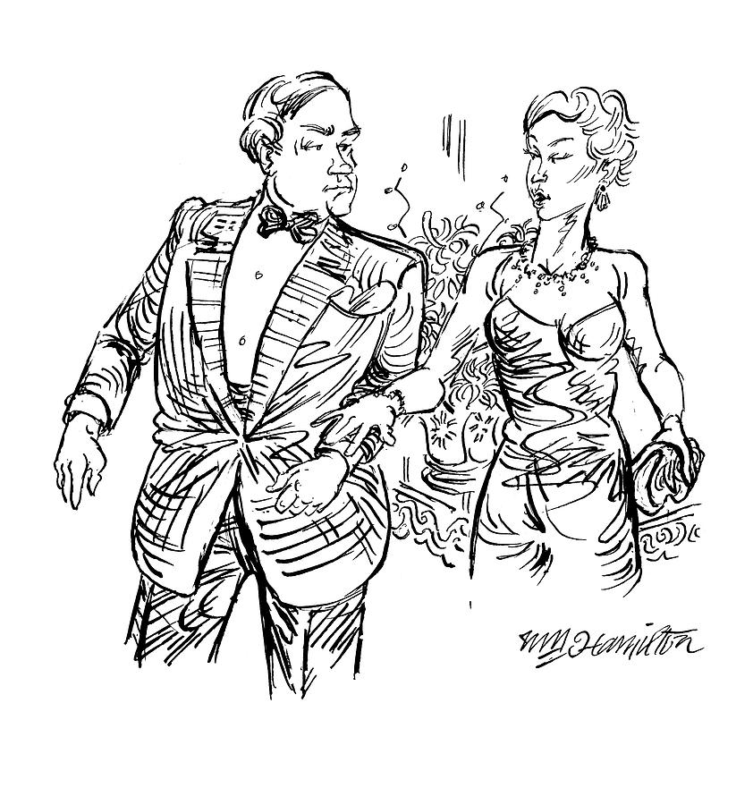 Try To Remember Not To Mention His Obscene Bonus Drawing by William Hamilton Try To Remember Not To Mention His Obscene Bonus Drawing by William Hamilton