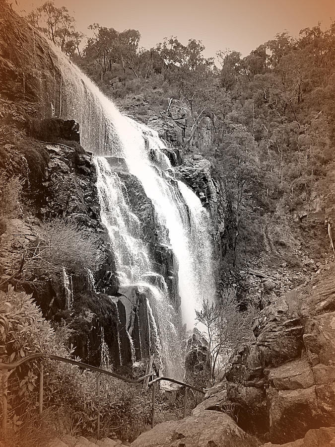 Waterfall Photograph - Waterfalls #12 by Girish J
