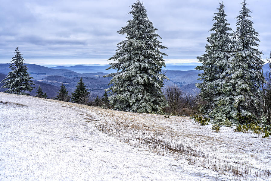 Winter Photograph - Winter along the Highland Scenic Highway #11 by Thomas R Fletcher