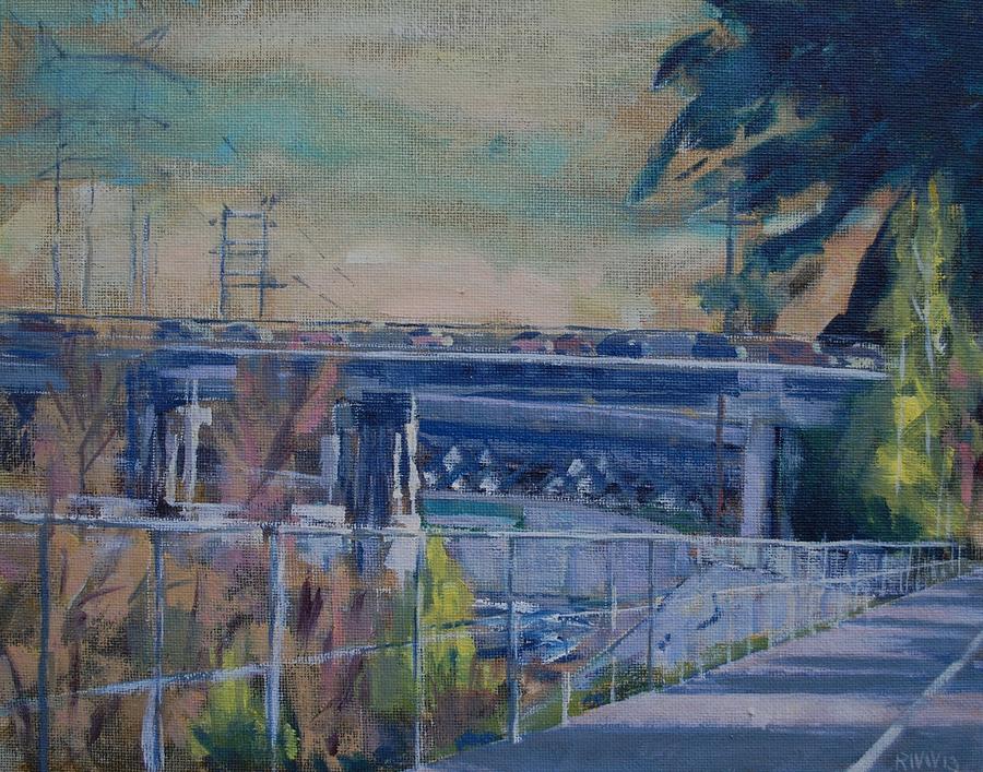 110 Freeway South II Painting by Richard  Willson