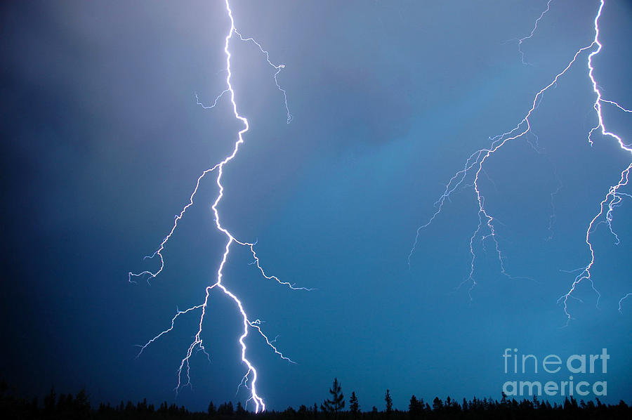 1110P Lightning Photograph by NightVisions