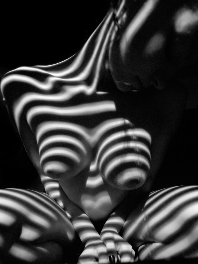 1117 Black and White Nude Abstraction  Photograph by Chris Maher