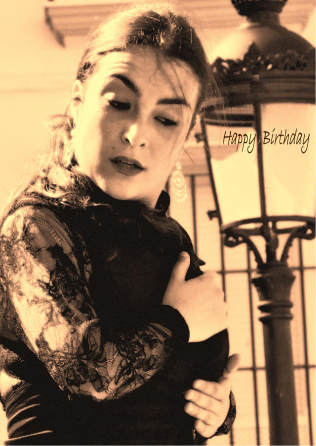 114 Chiki Torres Birthday Card Flamenco Dancer Photograph By Patrick