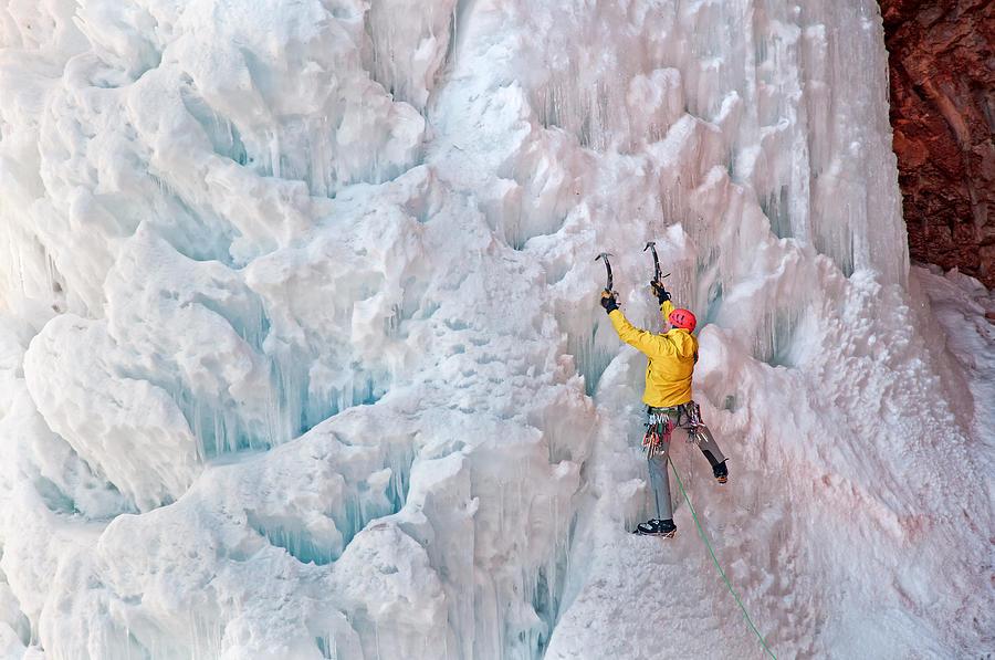 Ice Climb Photograph by Elijah er Fine Art America
