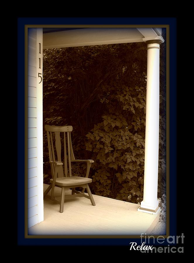Porch Chair Photograph - 115 by Brenda McGee-Paap