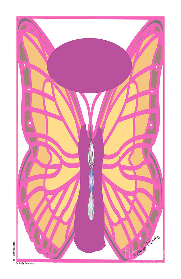 115 Butterfly Princess Digital Art by Cheryl Turner