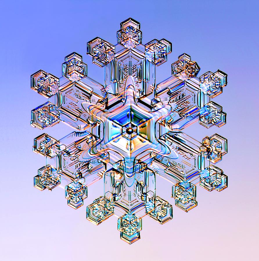 Snowflake #115 Photograph by Kenneth Libbrecht